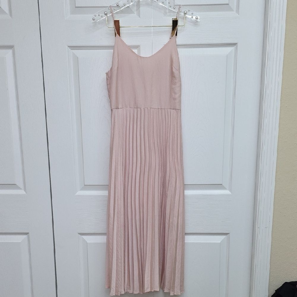 Rachael Roy Chic Blush Midi Dress